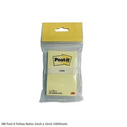 3M Post-it  2 x 3 Yellow Sticky Note